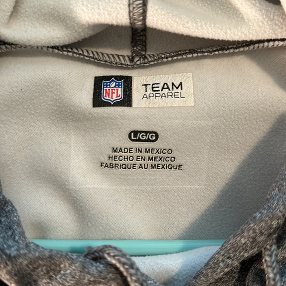 Green Bay Packers NFL Team Apparel Gray Hooded Sweatshirt - Picture 4 of 6